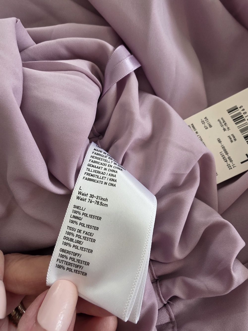 Uniqlo Lavender Pleated Maxi Skirt - Picture 6 of 8
